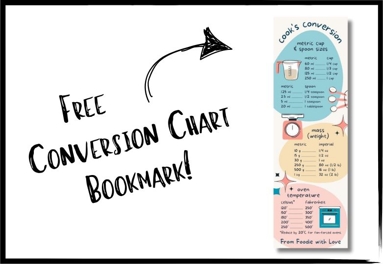 Free Kitchen Conversion Bookmark